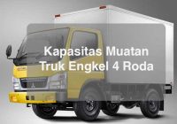 kapasitas muatan truk engkel 4 roda